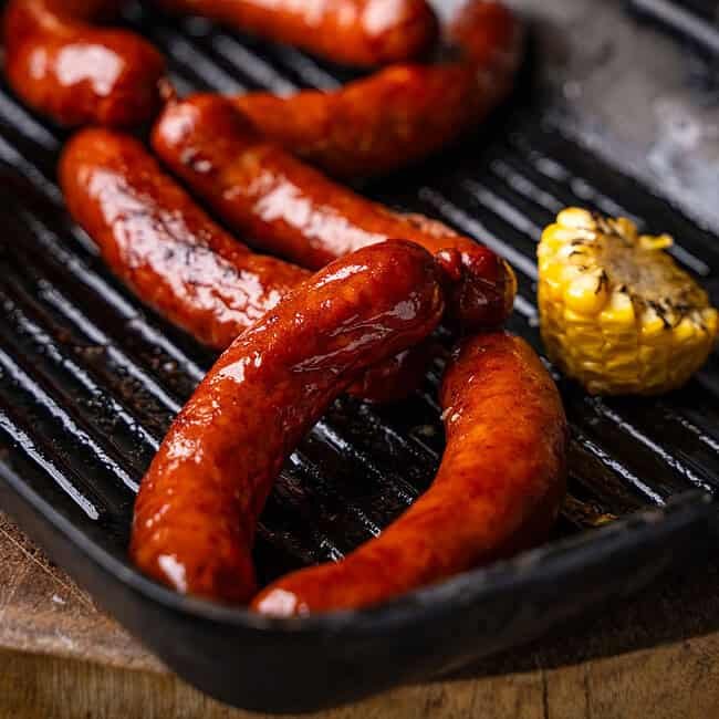Texas Style Sausage Hot-Smoked