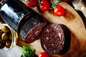 raw black pudding